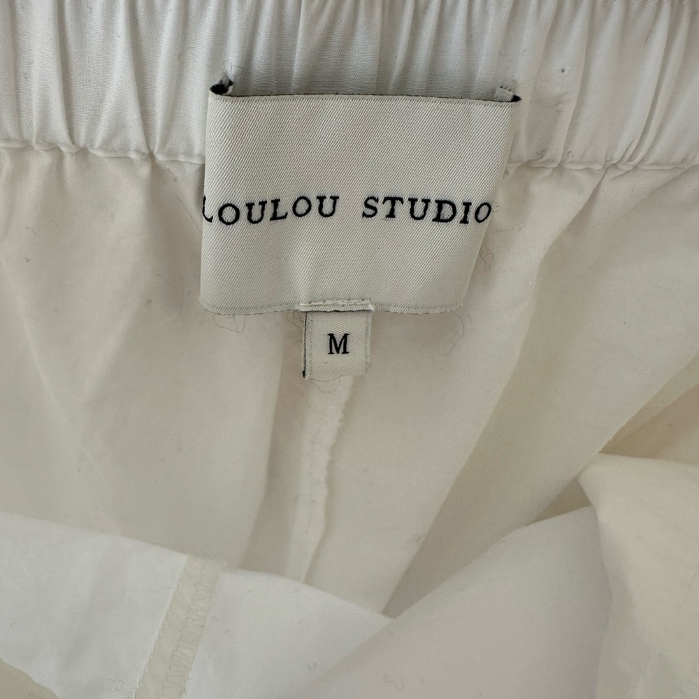 LOULOU STUDIO NWT Dulche Broderie Anglaise Pants M Medium - Picture 6 of 11